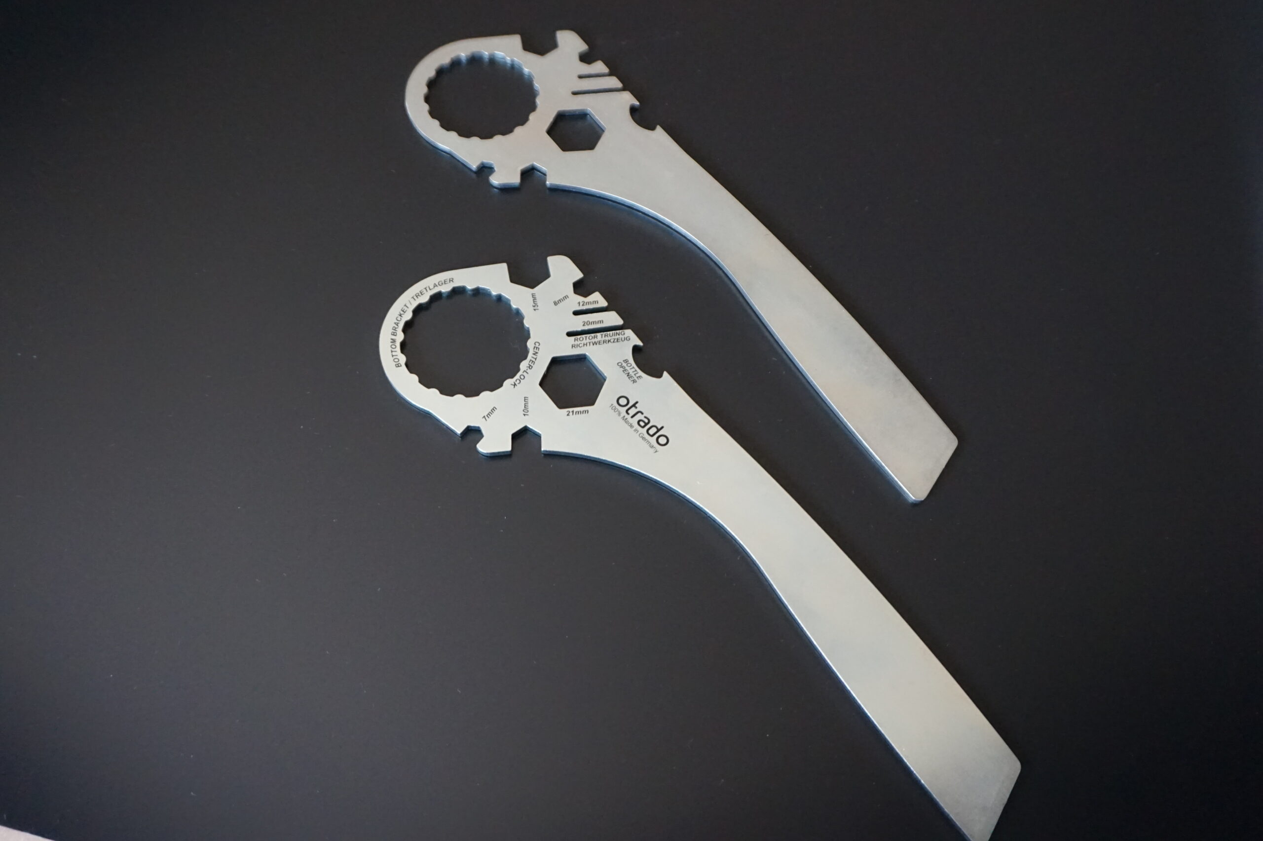 Nachbearbeitung und Veredelung Fahrradschlüssel